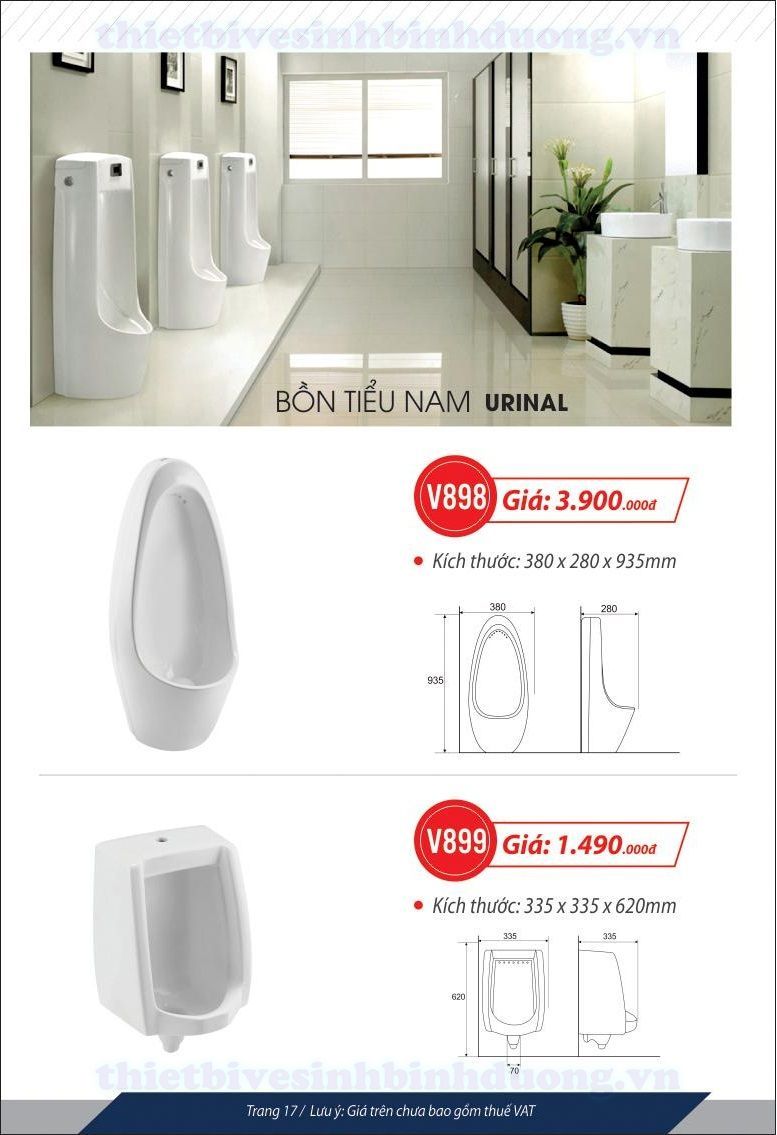 Bồn tiểu cao cấp Vincy V899